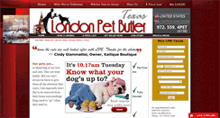 Desktop Screenshot of londonpetbutler.com